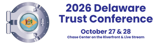 Logo for the 2026 Delaware Trust Conference